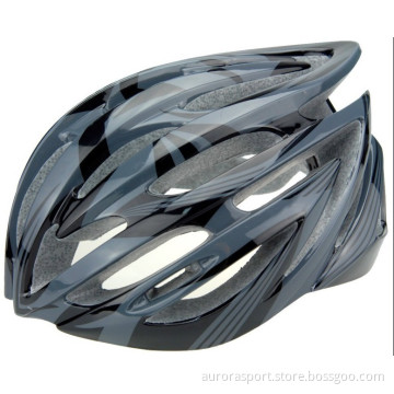 Riding helmet with EPS In-mold shell construction